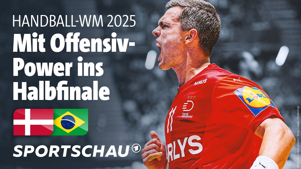 Dänemark - Brasilien Highlights | Handball-WM 2025 | Sportschau