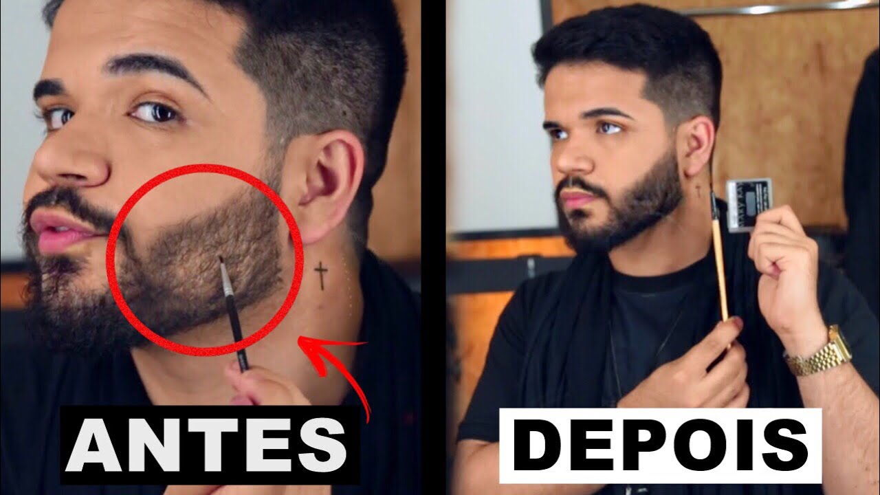 PREENCHENDO E CORRIGINDO BARBA FALHADA