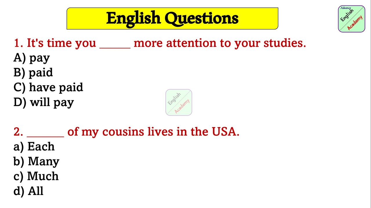 English Mix Questions set-43, for- All Exams #englishacademybydeepakkr