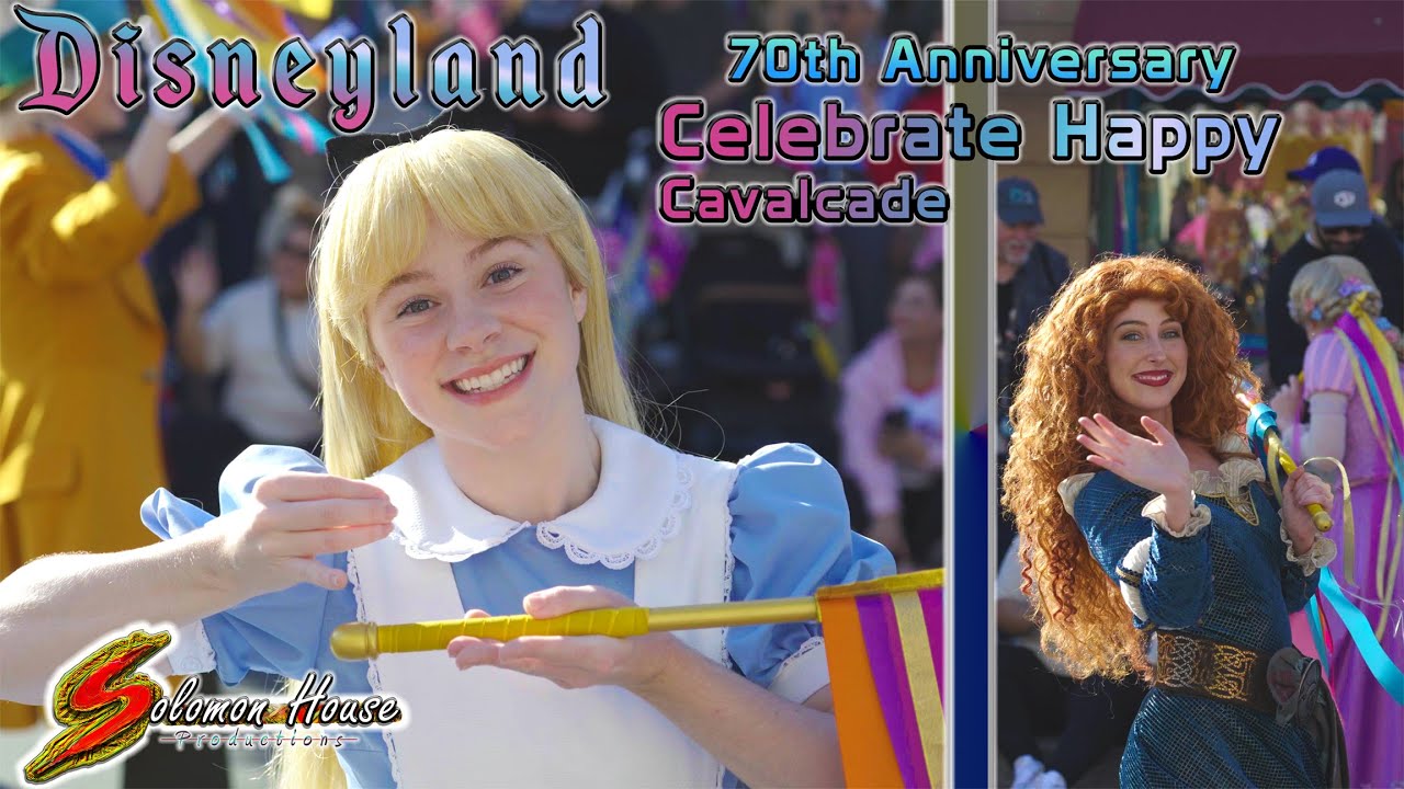 Celebrate Happy Cavalcade in Disneyland