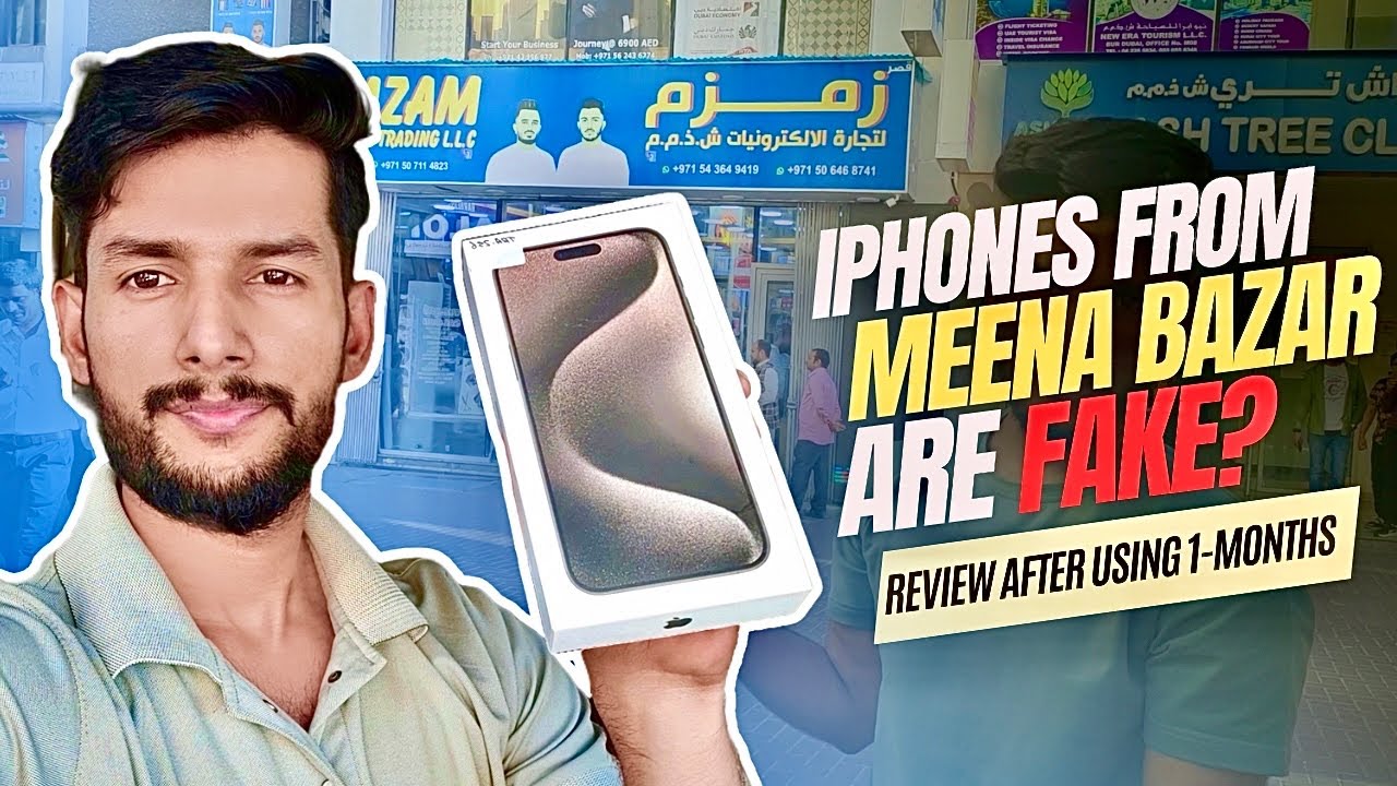 iPhones from meena bazaar Dubai? why it's so cheap!! |  Review after using 1 month