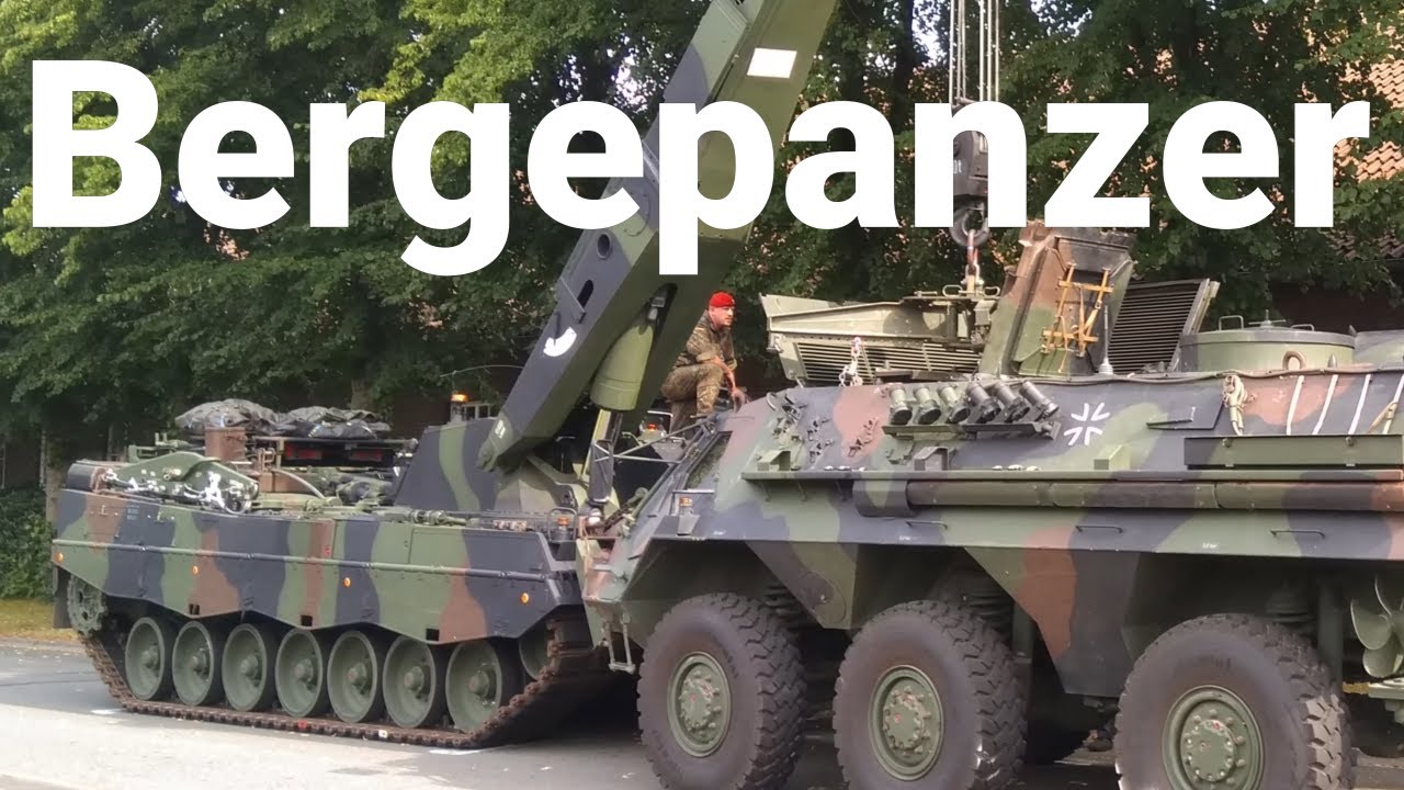 Bergepanzer - die vielseitigen Helfer der Bundeswehr - BPz 2 und BPz 3 B&uuml;ffel kurz vorgestellt