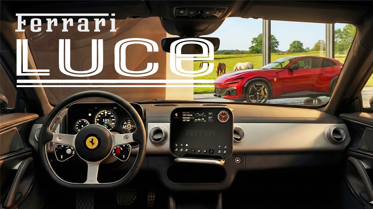 Внутри Ferrari Luce 2027 года — самый неожиданный кокпит на сегодняшний день.