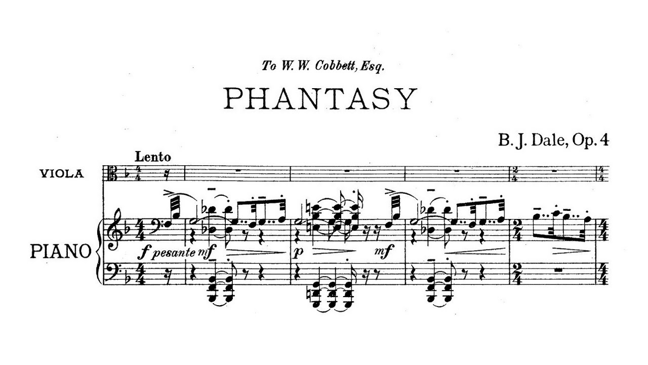 Benjamin Dale – Phantasy for Viola and Piano