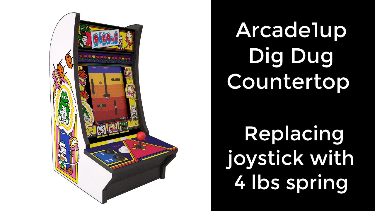 Replacing joystick spring on arcade1up digdug countertop