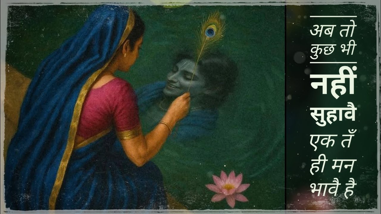 💐 अब तो कुछ भी नहीं सुहावै, Ab To Kuch Bhi Nahi Suhave 💐 Pad Ratnakar 418 | पद रत्नाकर #radhakrishna