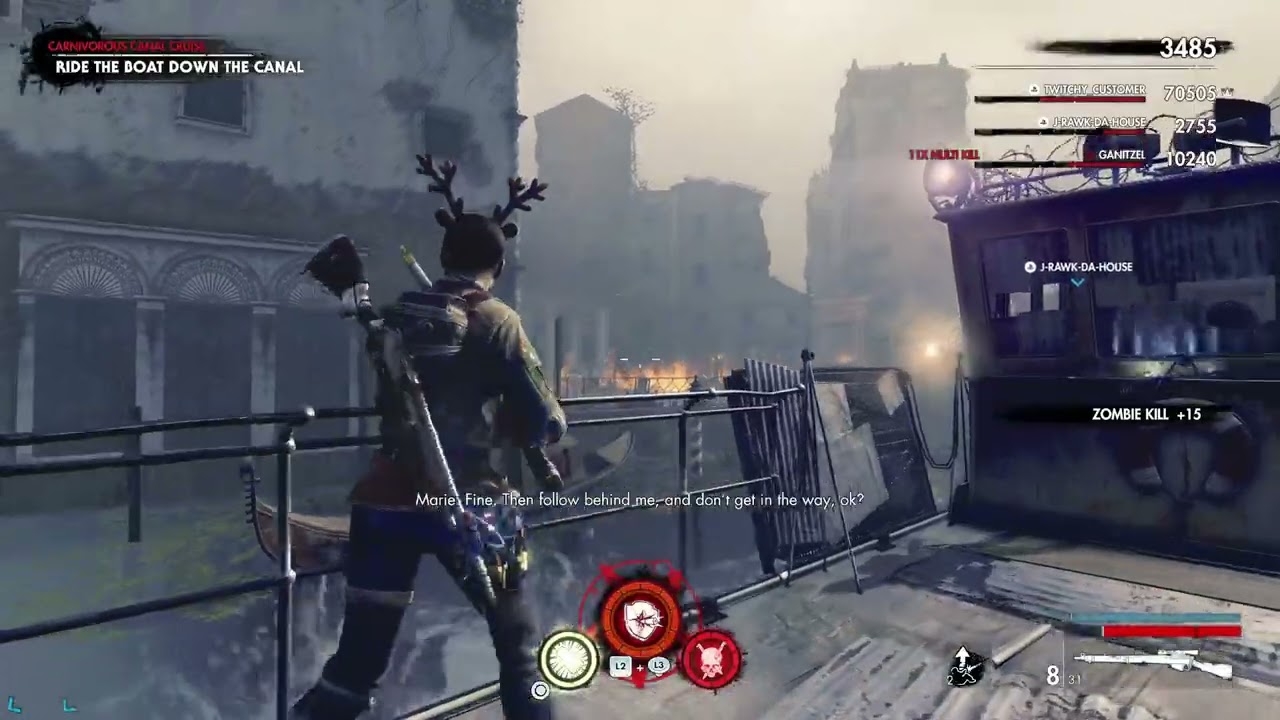 PS4 - Zombie Army 4 - Pre BubbleBath Play