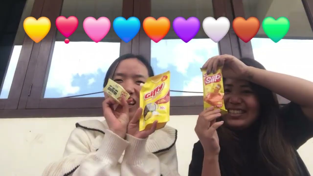 Colour heart challenge with my bestie, #Northeast, #viral