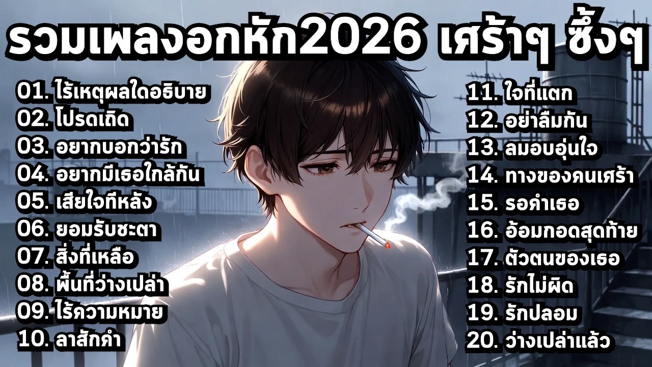 รวมเพลงลูกทุ่งใหม่ 2026 🎧 เพราะๆ เปิดวนได้ทั้งวัน【Playlist Long Play】