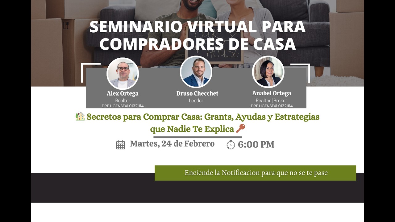 🏡 Secretos para Comprar Casa: Grants, Ayudas y Estrategias que Nadie Te Explica🔑