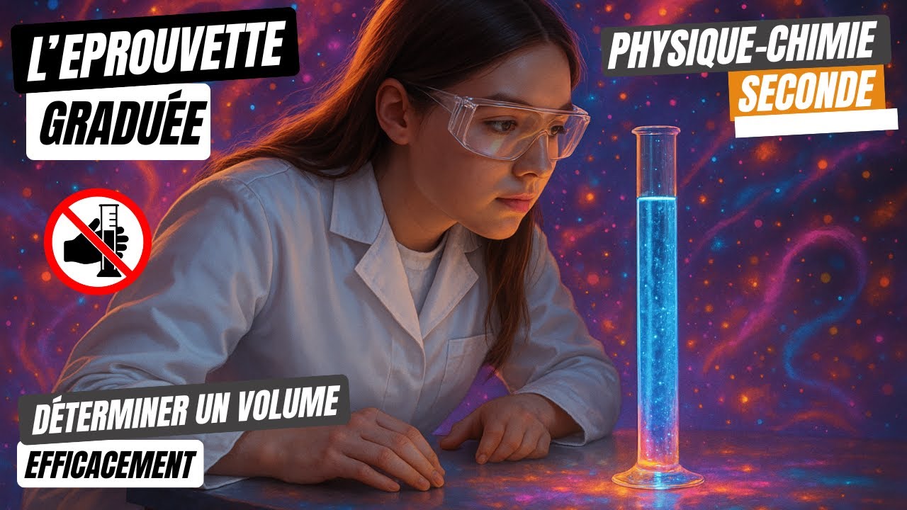 🧪ÉPROUVETTE GRADUÉE 🧪 Méthode simple pour lire un volume 📏 Réussir en TP PHYSIQUE CHIMIE seconde 2nd