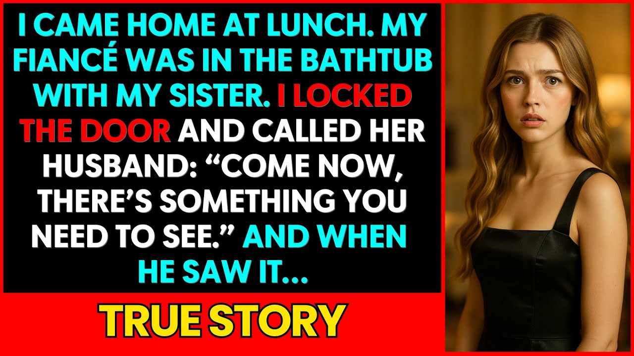 My Sister Was in the Bathtub With My Fiancé. I Locked the Door and Made My Plan…
