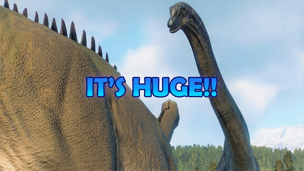 SIZE COMPARISON: NEW Dreadnoughtus Size Compared to ALL Sauropods - Jurassic World Evolution 2