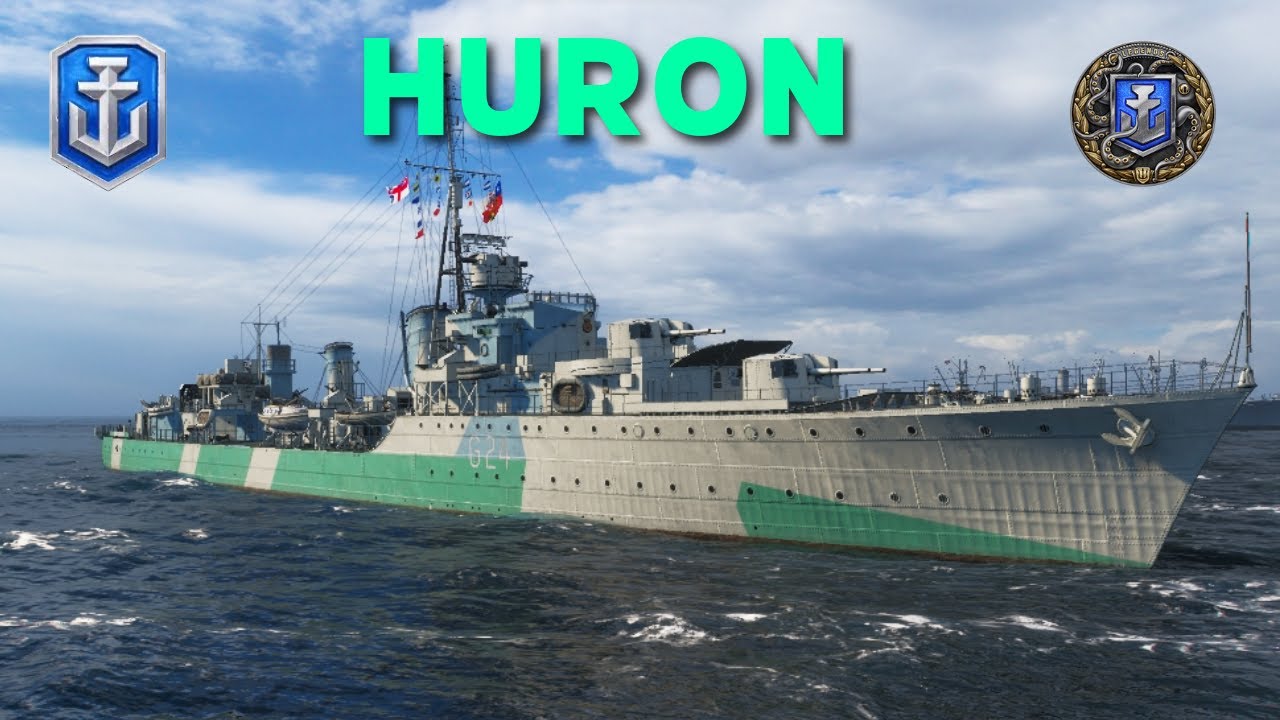 Huron surprise drop?! This tier 7 gunboat will be a menace #wowslegends