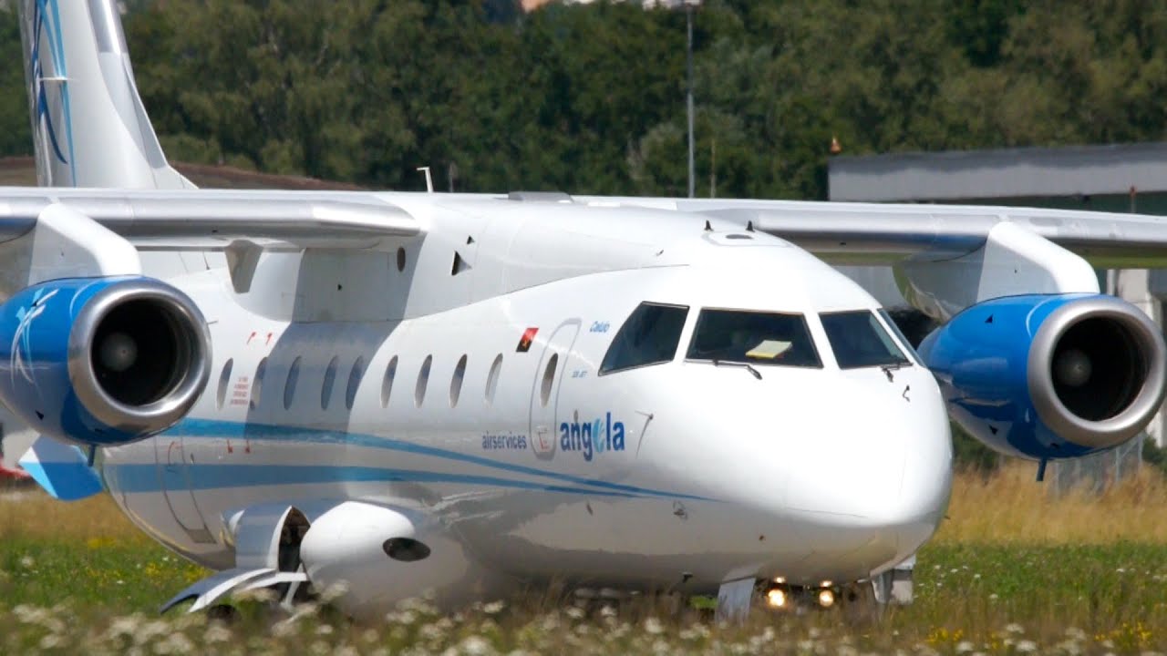RARE! Dornier 328JET Angola Air Services Take-Off at Bern Airport