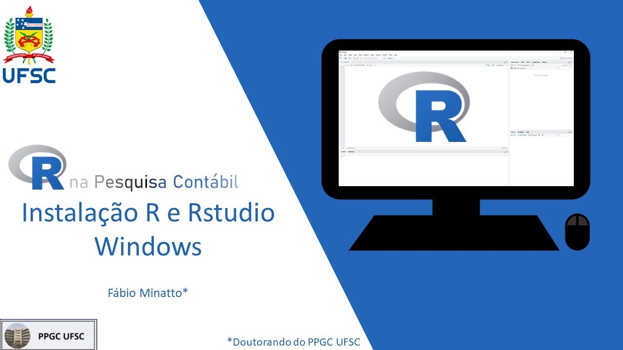 Instalar R e Rstudio no Windows - R na Pesquisa Cont&aacute;bil