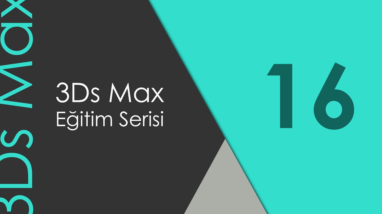 3Ds Max Eğitim Serisi | Yüzey çoğaltma bölme işlemleri-02