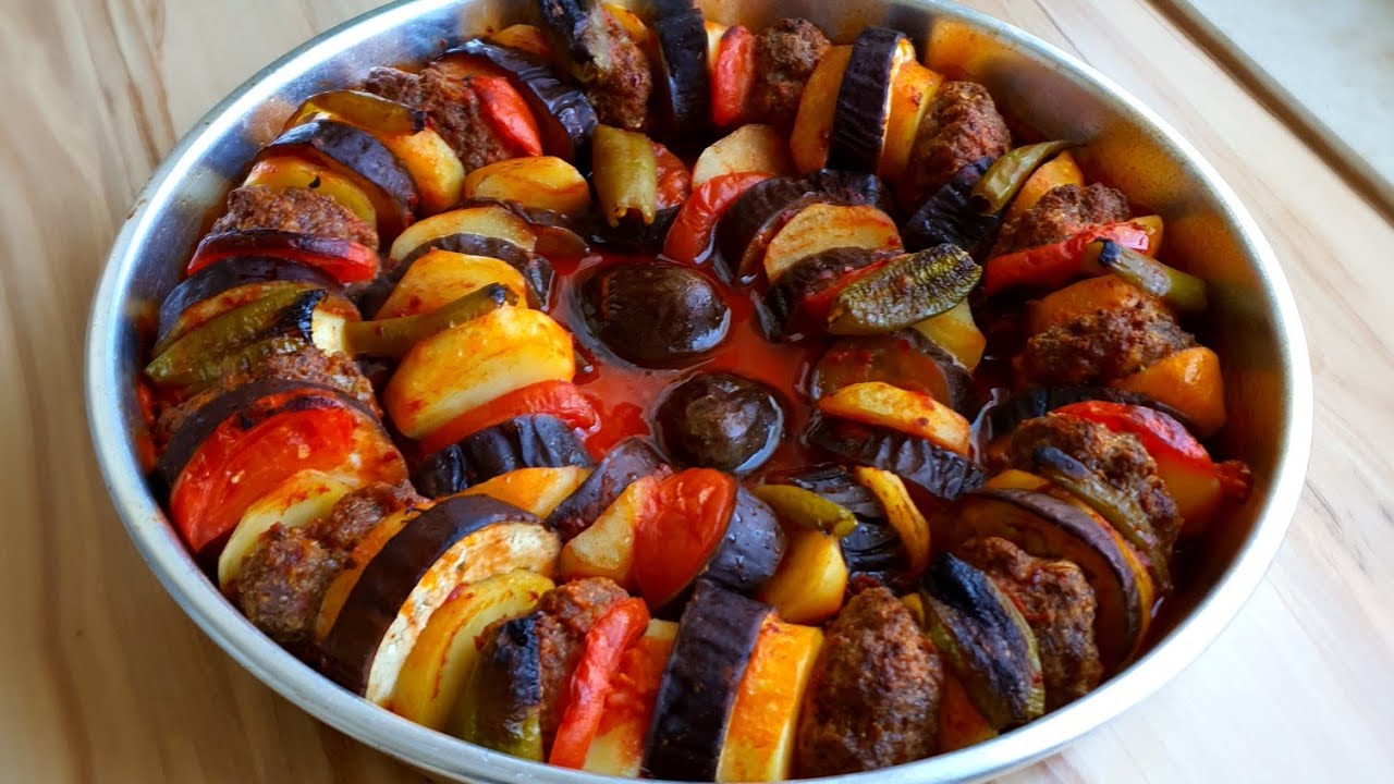 Dizme Kebabı ✔ Köfteli Patlıcanlı Patatesli Çok Lezzetli ‼️