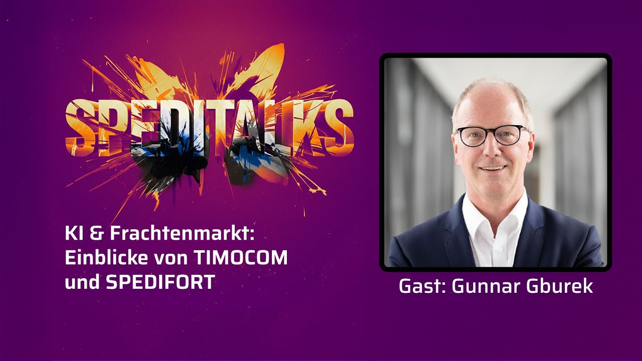 KI & Frachtenmarkt: Einblicke von TIMOCOM und SPEDIFORT mit Gunnar Gburek