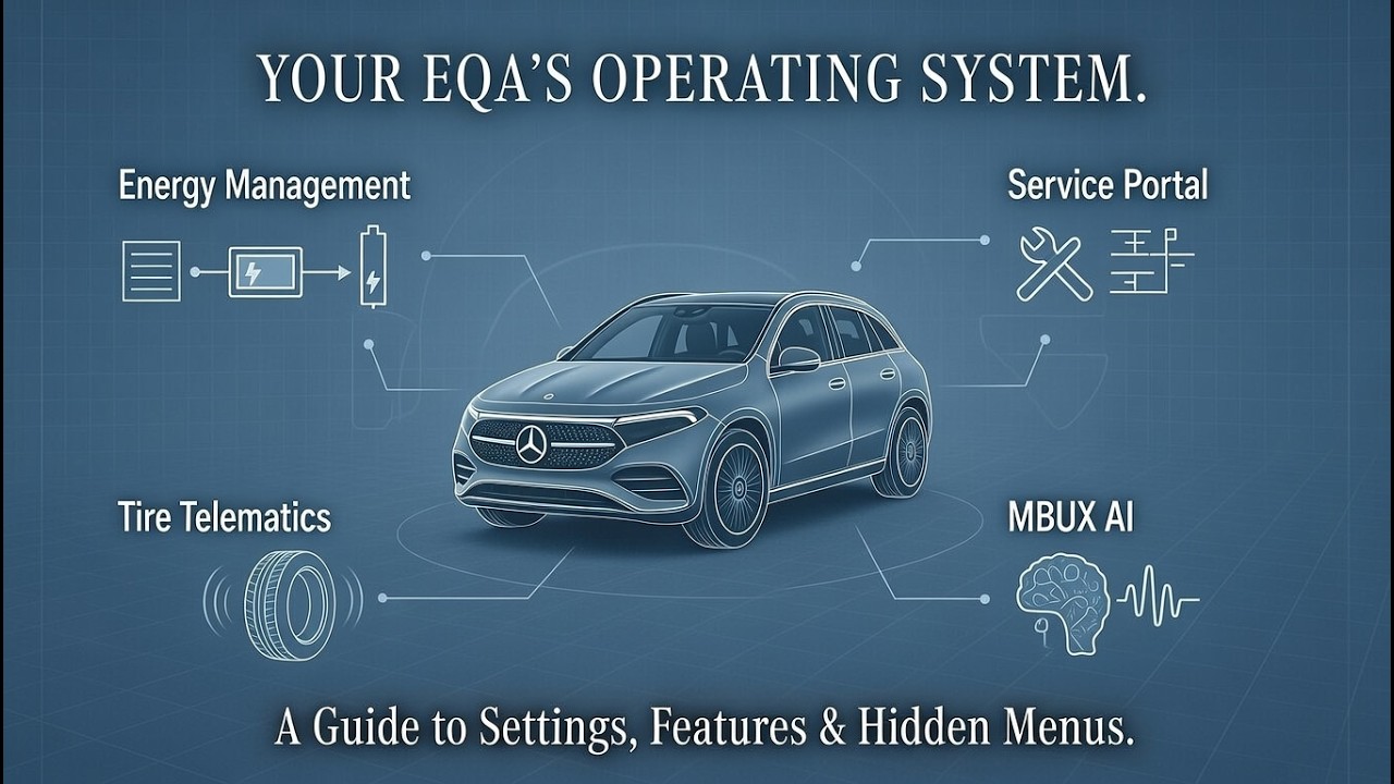 Mercedes-Benz EQA – Best Settings, Features & Hidden Menus (Energy Flow, Service, Tires, MBUX)