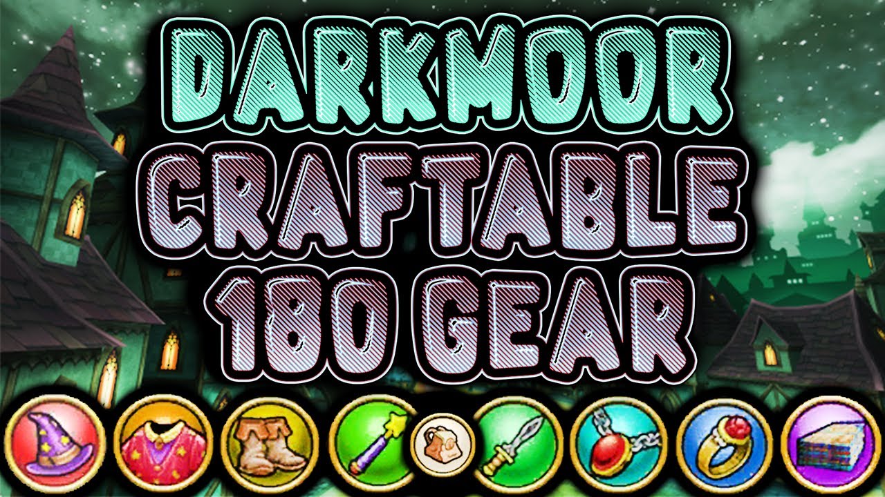 Wizard101 Test Realm: DarkMoor Craftable 180 gear