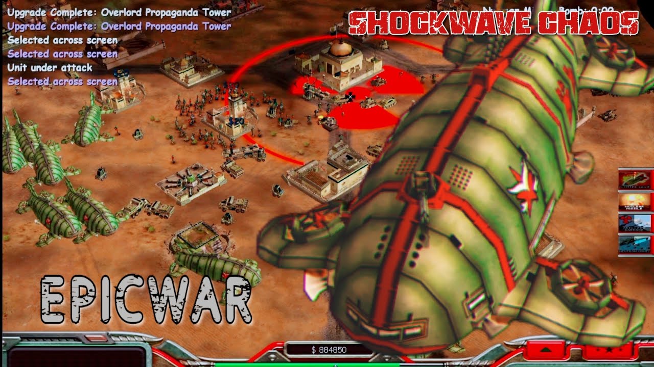 Epic War - China Radiation Vs GLA Gla _ C&C Generals Shockwave Chaos