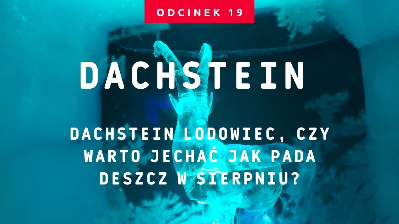 DACHSTEIN lodowiec w Styrii w Austrii w sierpniu