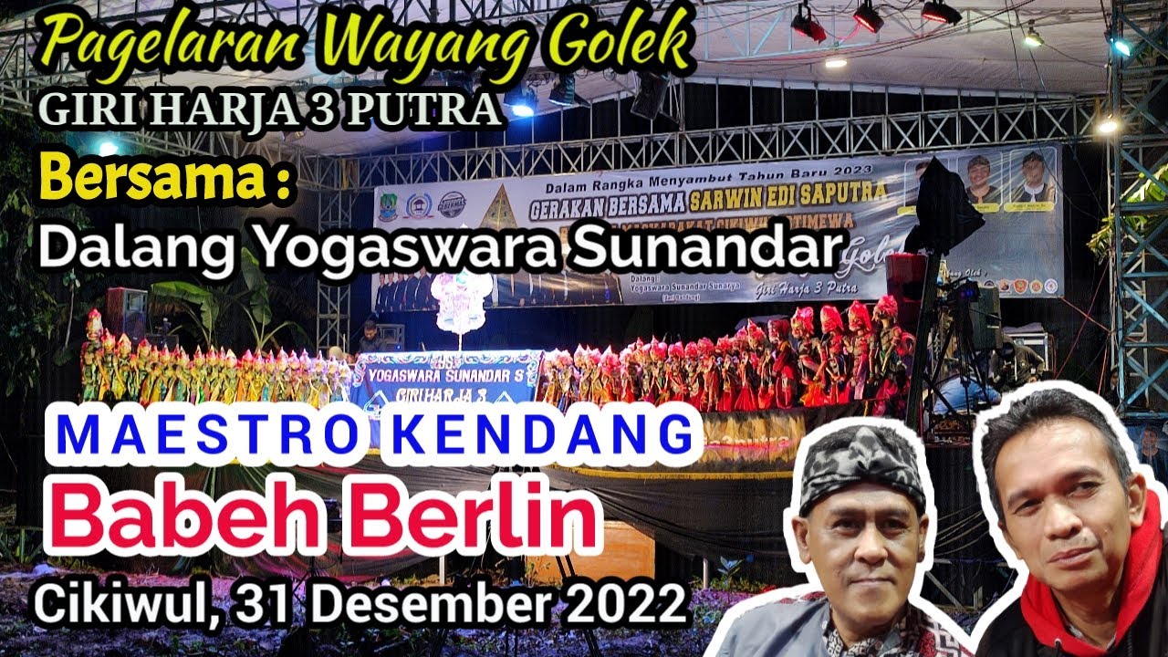 BERSAMA MAESTRO KENDANG JAWA BARAT ❗ BABEH BERLIN  GIRI HARJA 3 PUTRA