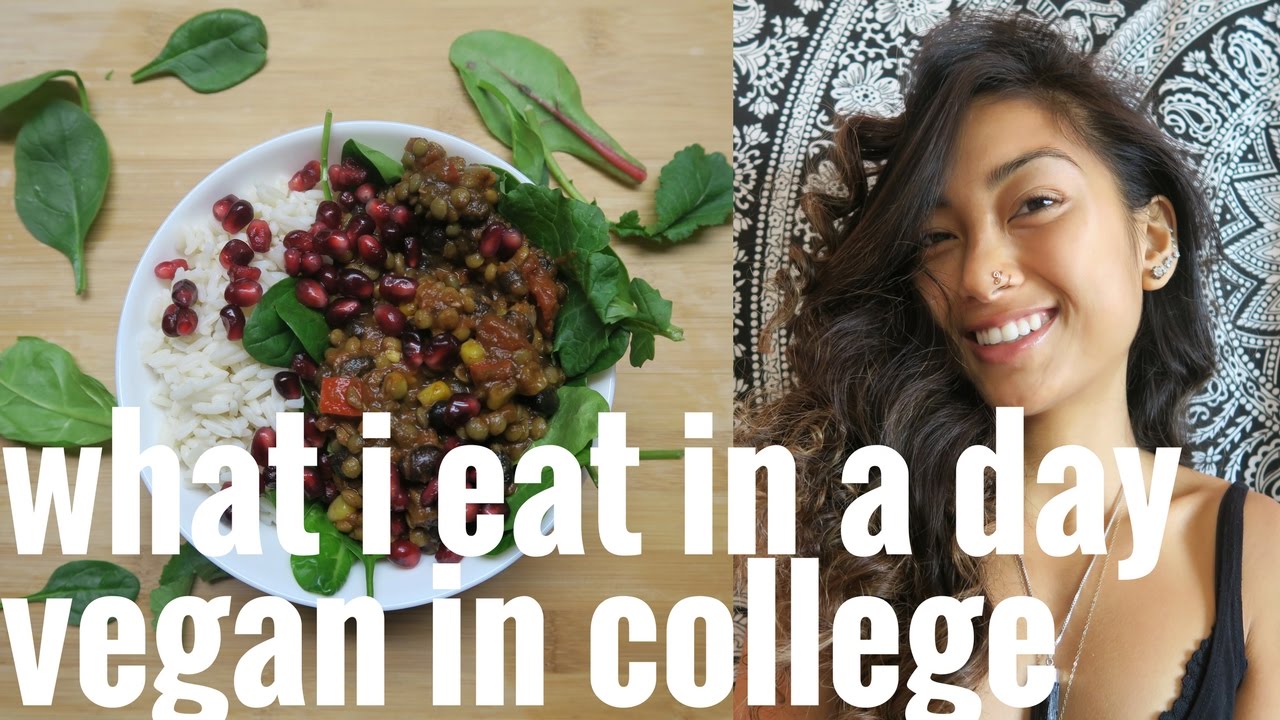 WHAT I ATE AS A COLLEGE STUDENT // QUICK EASY + HEALTHY