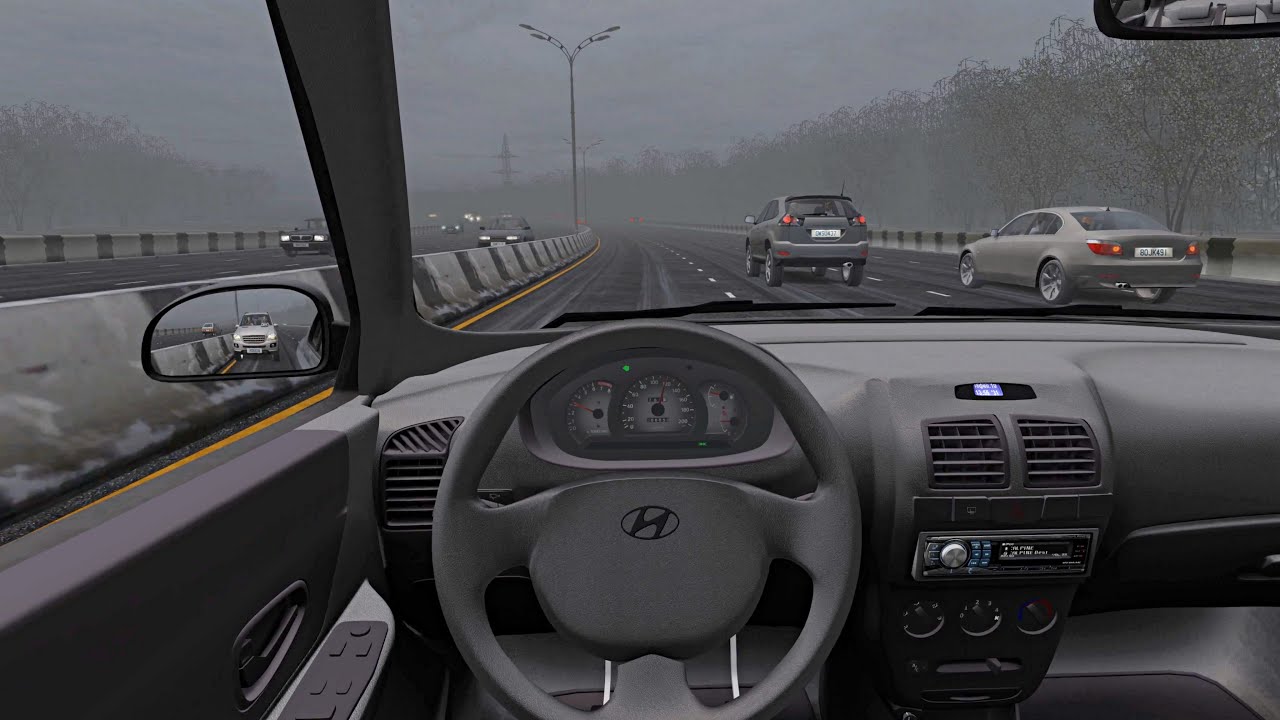 Hyundai Accent - City Car Driving | Mist Drive | Logitech G29 Steering Wheel Gameplay