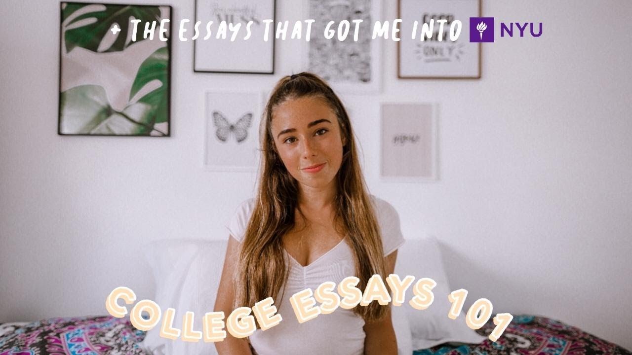 THE ESSAYS THAT GOT ME INTO NYU | how to write the common app essay + supplement
