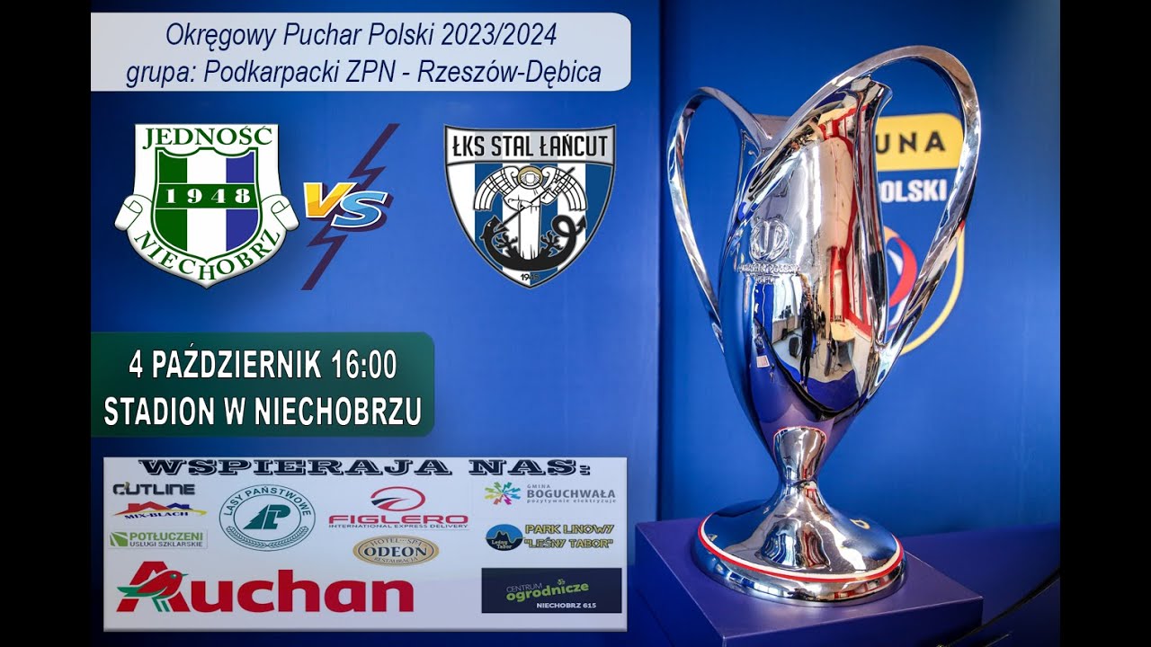 [NA ŻYWO] ️ LKS Jedność Niechobrz  - Stal Łańcut - Eliminacje Pucharu Polski