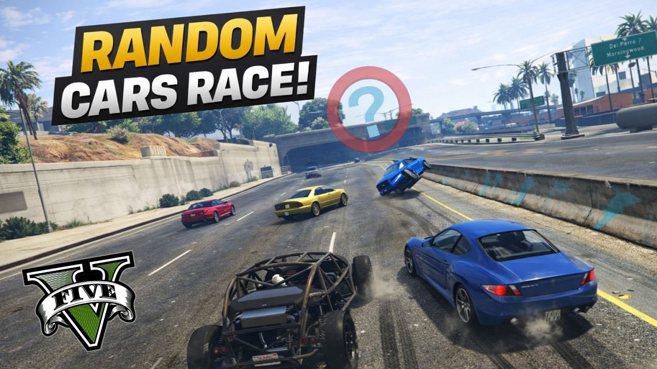 Random Cars Race 100 Checkpoints🔥 | Gta Online Gameplay
