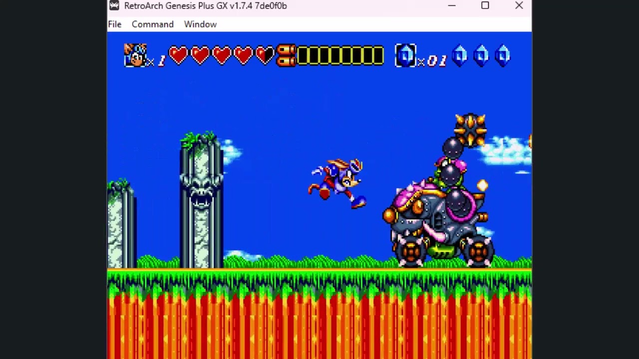 Let's play Sparkster: Rocket Knight Adventures 2 (1994, MD)