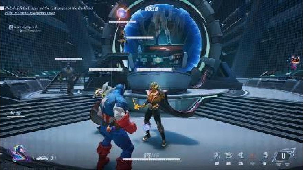 Captain America Motivates The Team To Victory