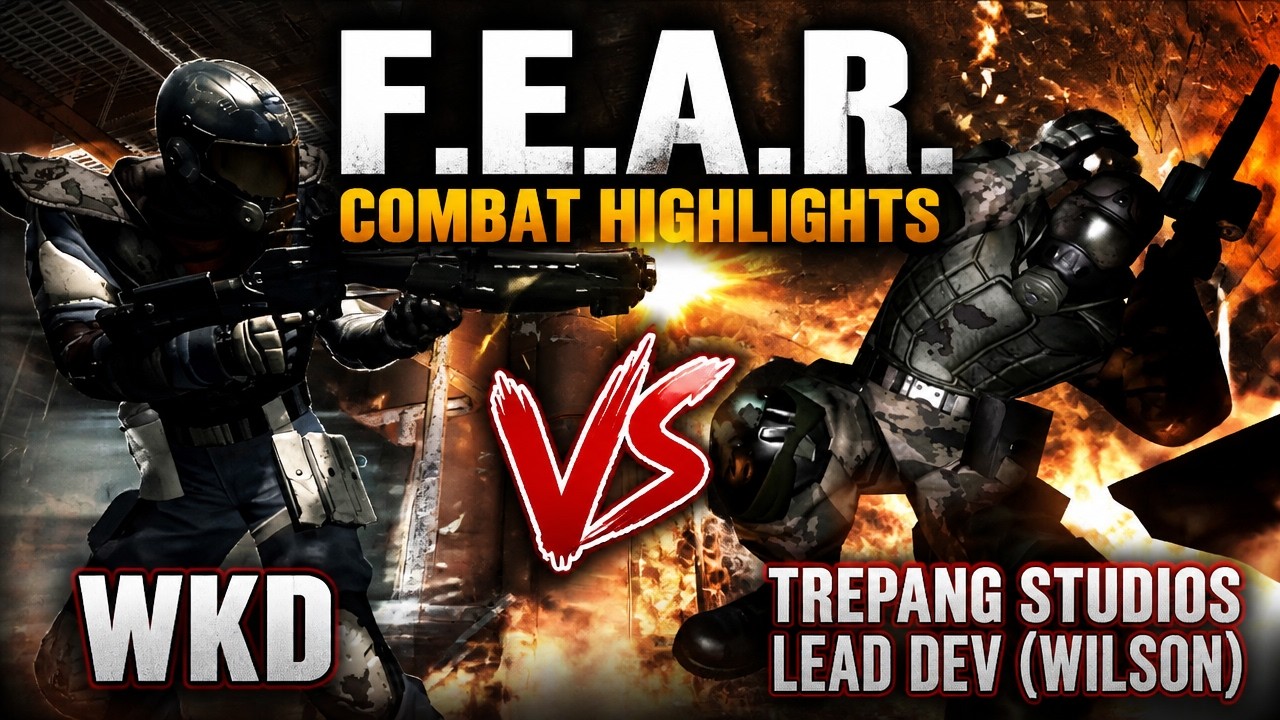 F.E.A.R. Combat Highlights - WKD vs Trepang Studios Lead Dev (Wilson)