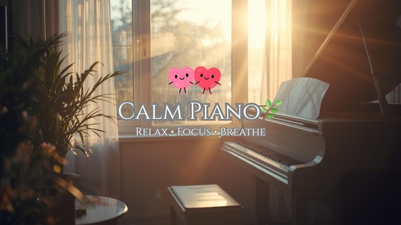 Snow Cabin Piano ❄️ Cozy Fireplace Calm • 528 Hz Music for Sleep, Relaxation & Gentle Focus