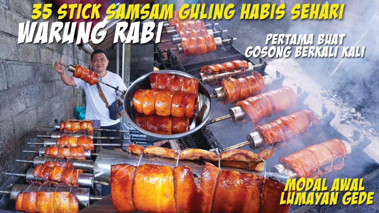SEHARI HABIS 35 STIK SAMSAM GULING ATAU 70 KILO GRAM BABI