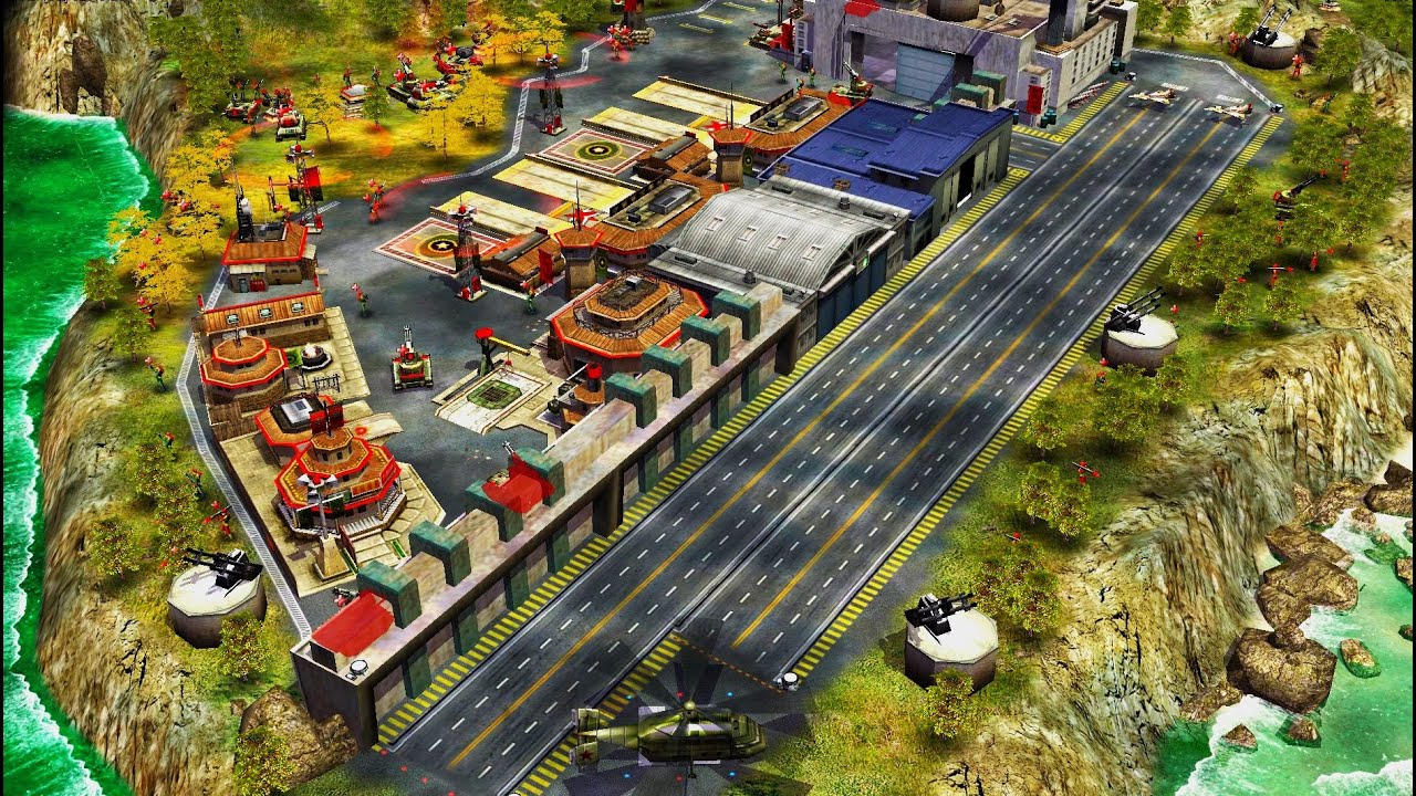 GLA Capturing Every Chinese Supply Dock By Releasing All The GLA Hordes |C&C Generals ZH Mission Map