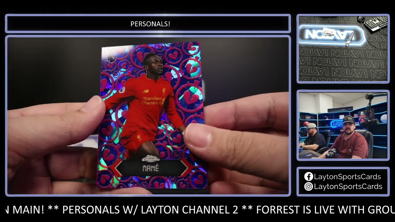 1 коробка карточек Topps Chrome EPL Sapphire 2026 года для Эрика У.