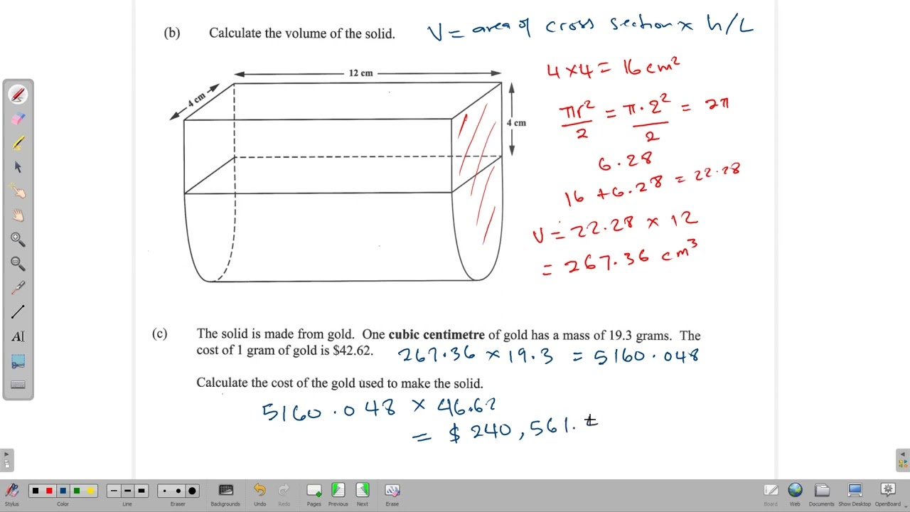 May June 2022 CSEC Mathematics Paper 2 Questions 6   7 solutions clipped