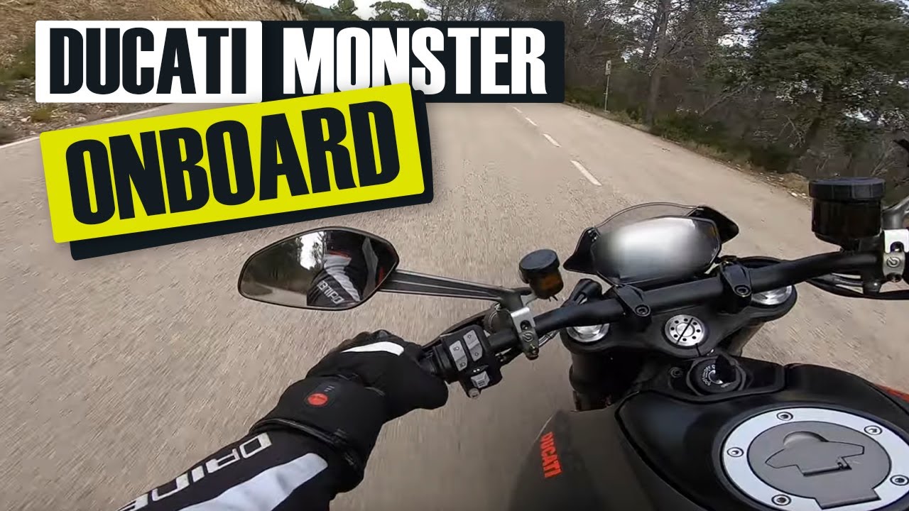 Ducati Monster 2021 2022 ✊ Onboard 🔈🔥 Engine Sound Only