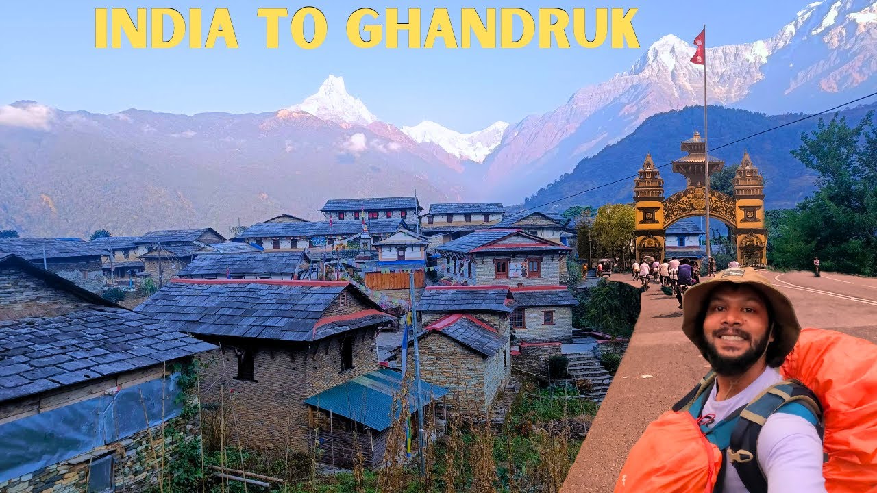 INDIA NEPAL BORDER CROSSING:Birgunj to Ghandruk- Nepal Bus Route Exposed:Pokhara to GhandrukSecrets