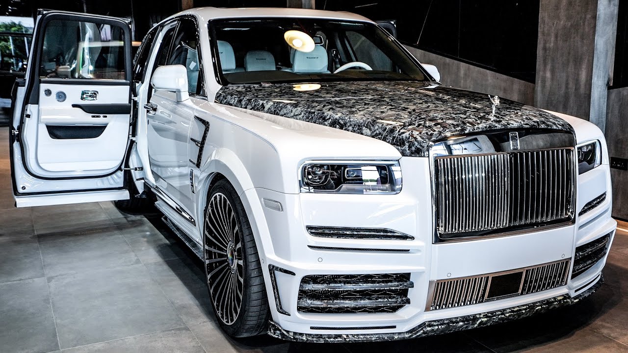 White Rolls-Royce Cullinan by Mansory - Savage Luxury SUV!