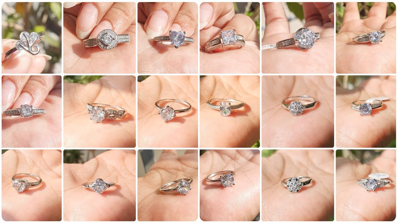Beautiful Silver Ring Designs |  Silver Ring Designs For Girl / 925 sterling Silver Ring designs|