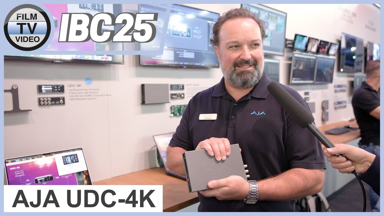 IBC25: AJA UDC 4K-Converter
