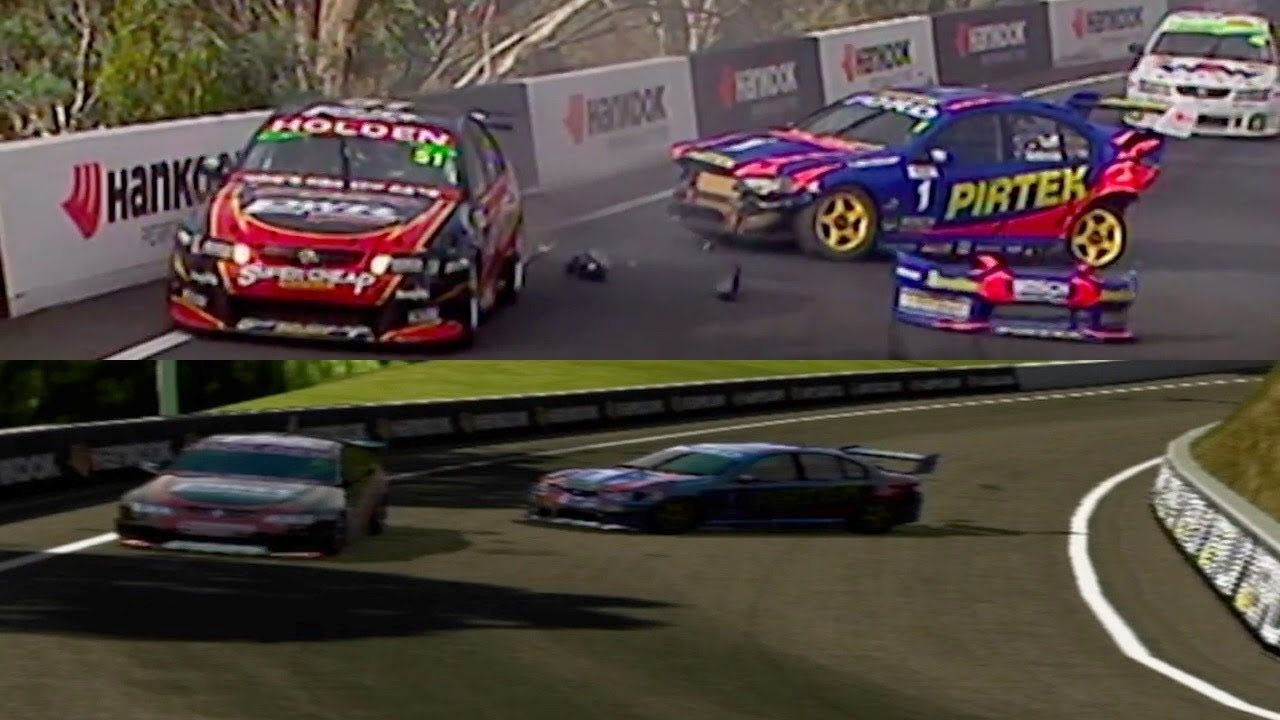 2005 Bathurst 1000 Moments Side By Side Comparison @SupercarsChampionship