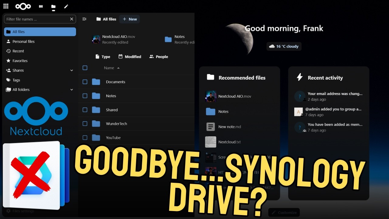 Wymieniłem dysk Synology na coś lepszego... (Samouczek konfiguracji Nextcloud)