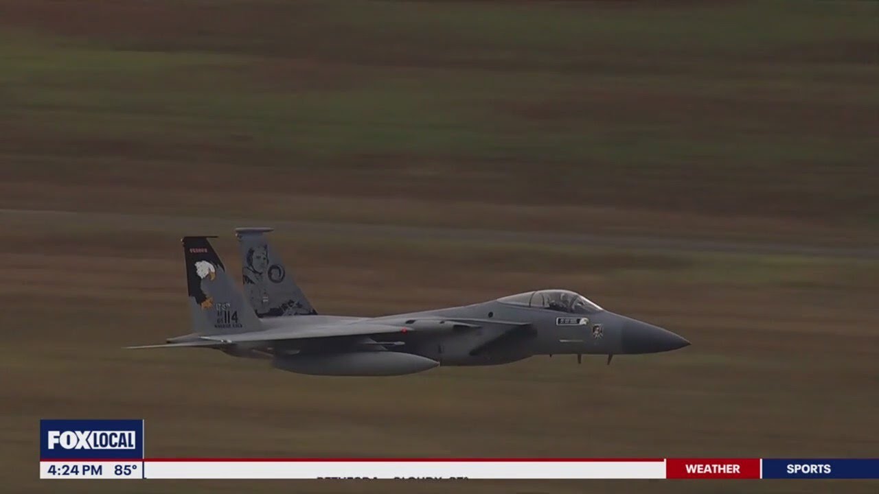 F-15C Eagle arrives at Udvar-Hazy Center