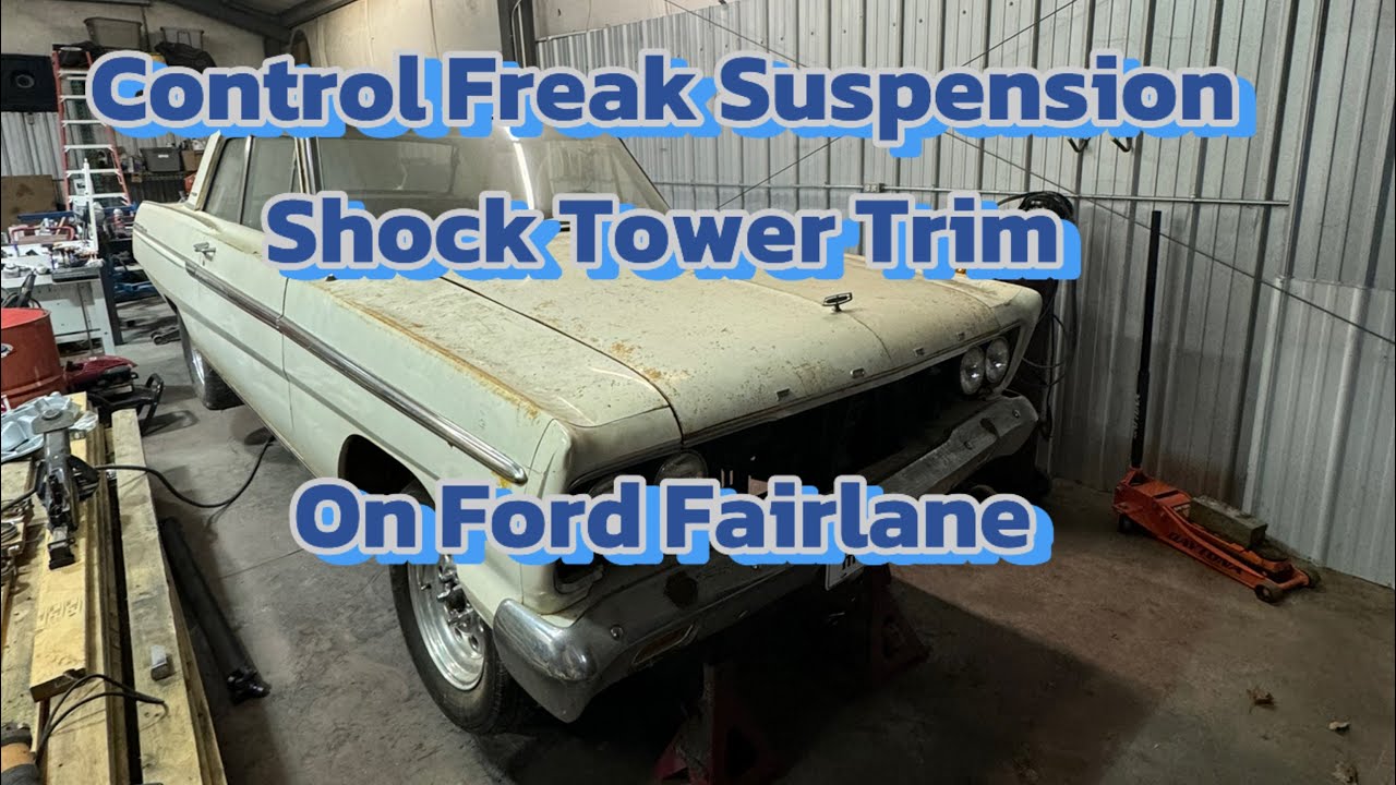 Control Freak Suspension Shock Tower Trim Kit on Ford Fairlane